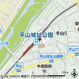 京王電鉄株式会社　平山城址公園駅周辺の地図