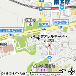 東京都稲城市大丸1125-11周辺の地図