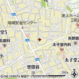 東京都世田谷区太子堂3丁目5-5周辺の地図