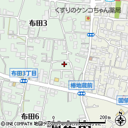東京都調布市布田3丁目28-32周辺の地図