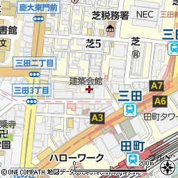 日本建築士会連合会（公益社団法人）　登録部周辺の地図