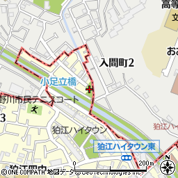 野川児童遊園周辺の地図