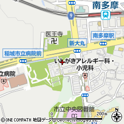 東京都稲城市大丸1125周辺の地図