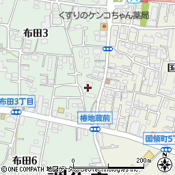 東京都調布市布田3丁目53周辺の地図