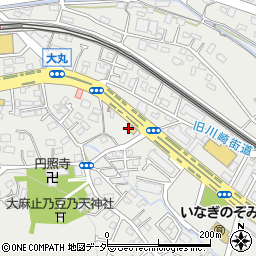 星乃珈琲 稲城店周辺の地図