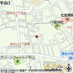 東京都日野市西平山1丁目18周辺の地図