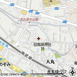 東京都稲城市大丸243-2周辺の地図