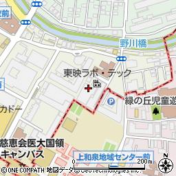 東映ラボ・テック株式会社　代表周辺の地図