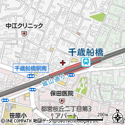 ビーケアセイジョー千歳船橋駅前店周辺の地図