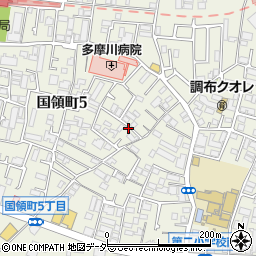 東京都調布市国領町5丁目52-14周辺の地図