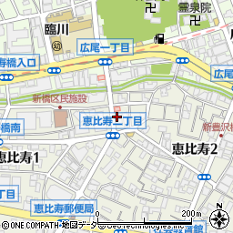 ＴＯＥアカデミー　恵比寿校周辺の地図