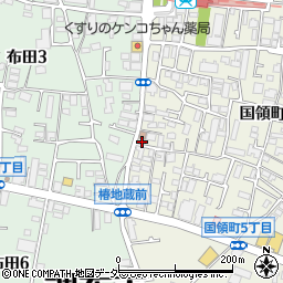 東京都調布市国領町5丁目4-5周辺の地図