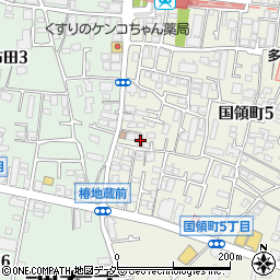 東京都調布市国領町5丁目4-9周辺の地図