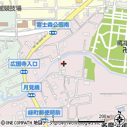 東京都八王子市緑町337周辺の地図