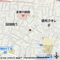 東京都調布市国領町5丁目52-1周辺の地図