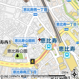 ラニガール Lanigirl 恵比寿店周辺の地図