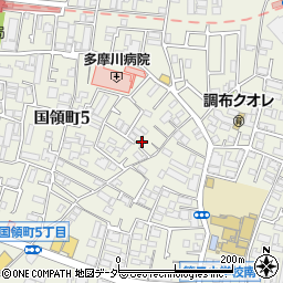 東京都調布市国領町5丁目52-4周辺の地図