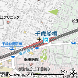 ちよだ鮨千歳船橋店周辺の地図