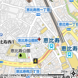 ステーキ&カジュアルフレンチイタリアン Tiger Gang 恵比寿店周辺の地図