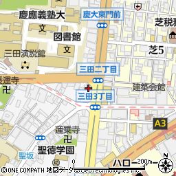 エック三田ビル周辺の地図