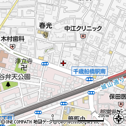 ファミリーマート世田谷千歳通り店周辺の地図