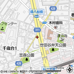 世田谷サービスビル周辺の地図