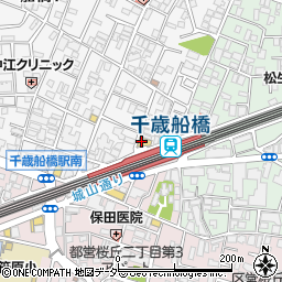 丸亀製麺 千歳船橋店周辺の地図