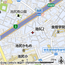 東京都世田谷区池尻2丁目15周辺の地図