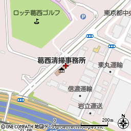 江戸川区役所　葛西清掃事務所周辺の地図