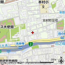東京都港区南麻布3丁目18周辺の地図