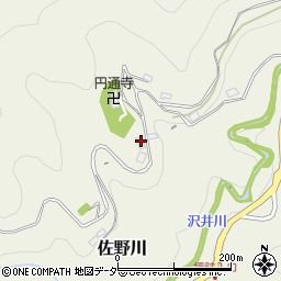 神奈川県相模原市緑区佐野川1602-1周辺の地図