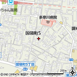 東京都調布市国領町5丁目33-1周辺の地図