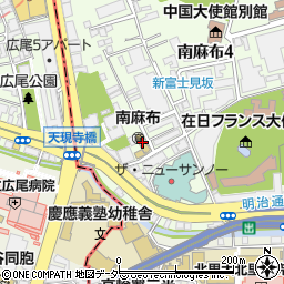 東京都港区南麻布4丁目2-29周辺の地図