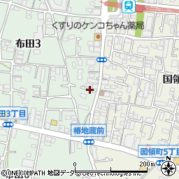 東京都調布市布田3丁目51周辺の地図