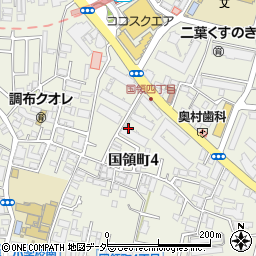 東京都調布市国領町周辺の地図