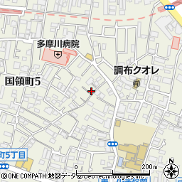 東京都調布市国領町5丁目51-10周辺の地図
