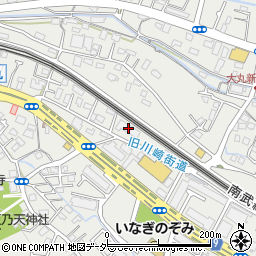 東京都水道局稲城第二増圧ポンプ場周辺の地図
