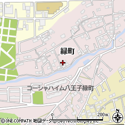 東京都八王子市緑町154周辺の地図