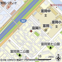 千葉県浦安市富岡1丁目18-10周辺の地図