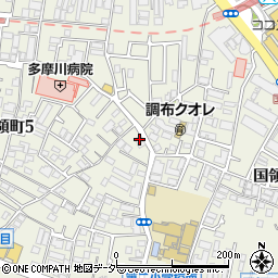 東京都調布市国領町5丁目66-15周辺の地図