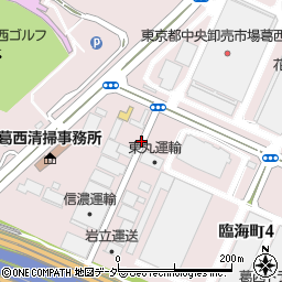 東京都江戸川区臨海町4丁目周辺の地図