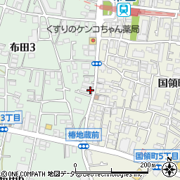 東京都調布市布田3丁目51-2周辺の地図