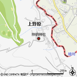 神明神社周辺の地図