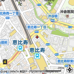 ほけんの窓口　恵比寿駅前店周辺の地図