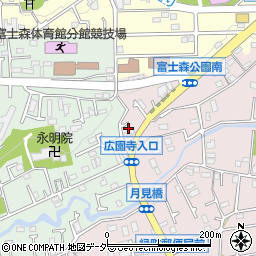 東京都八王子市緑町368周辺の地図