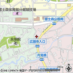 東京都八王子市緑町368周辺の地図