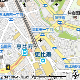 Bar ODIN 恵比寿店周辺の地図