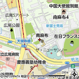 東京都港区南麻布4丁目2-28周辺の地図