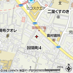 東京都調布市国領町4丁目34周辺の地図