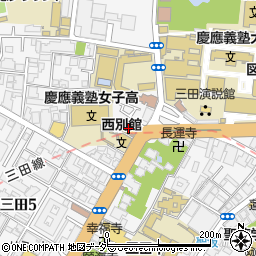 日産自動車販売三田高輪店周辺の地図